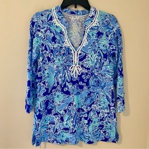 Lilly Pulitzer Koalafications Kaia Tunic Top Size S
